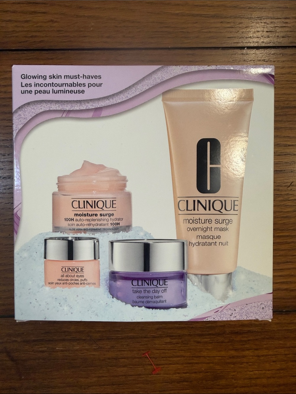 Clinique Moisture Surge Trio - Peach, Pink, Purple